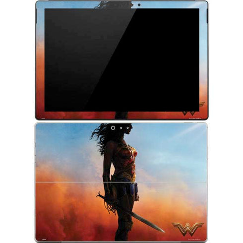 DC Comics Wonder Woman Movie Poster Stance Pose Surface Pro 4 Skin